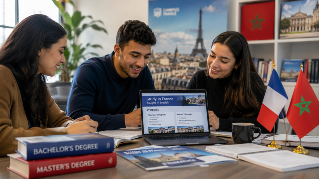 Étudier en France en anglais : guide pour étudiants marocains