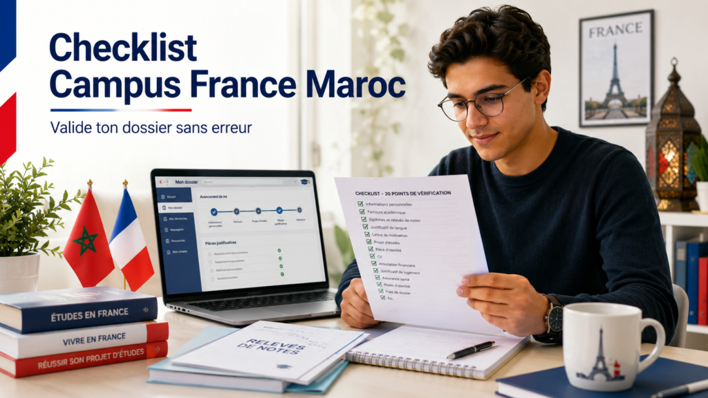 Dossier Campus France : checklist avant validation