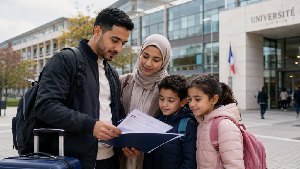 Visa étudiant France avec famille : conjoint et enfants
